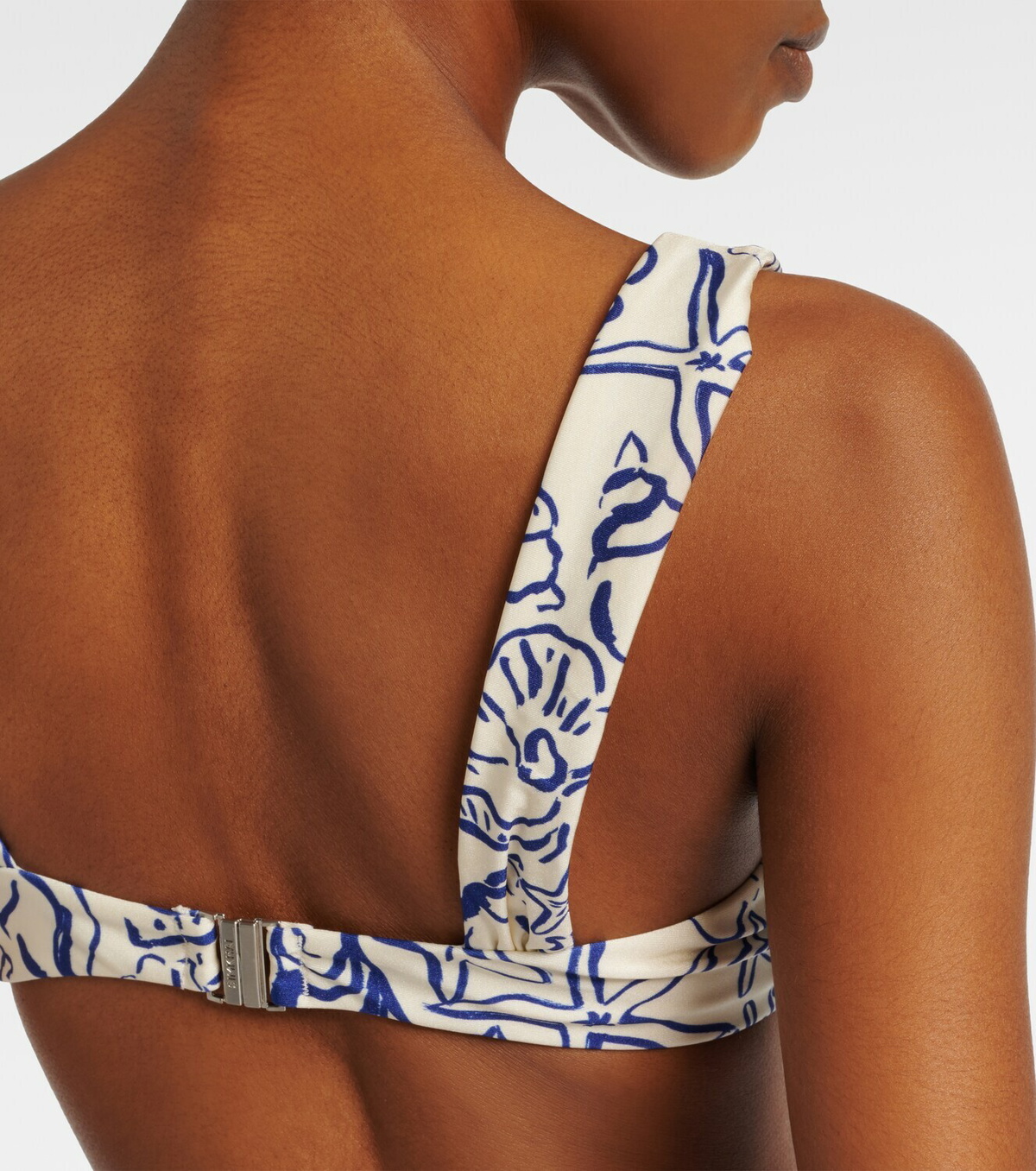 Simkhai Anniston printed bikini top