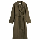 4th & Reckless Women's Tabi Trench Coat in Khaki