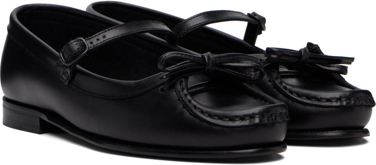 HEREU Black Roses Flats