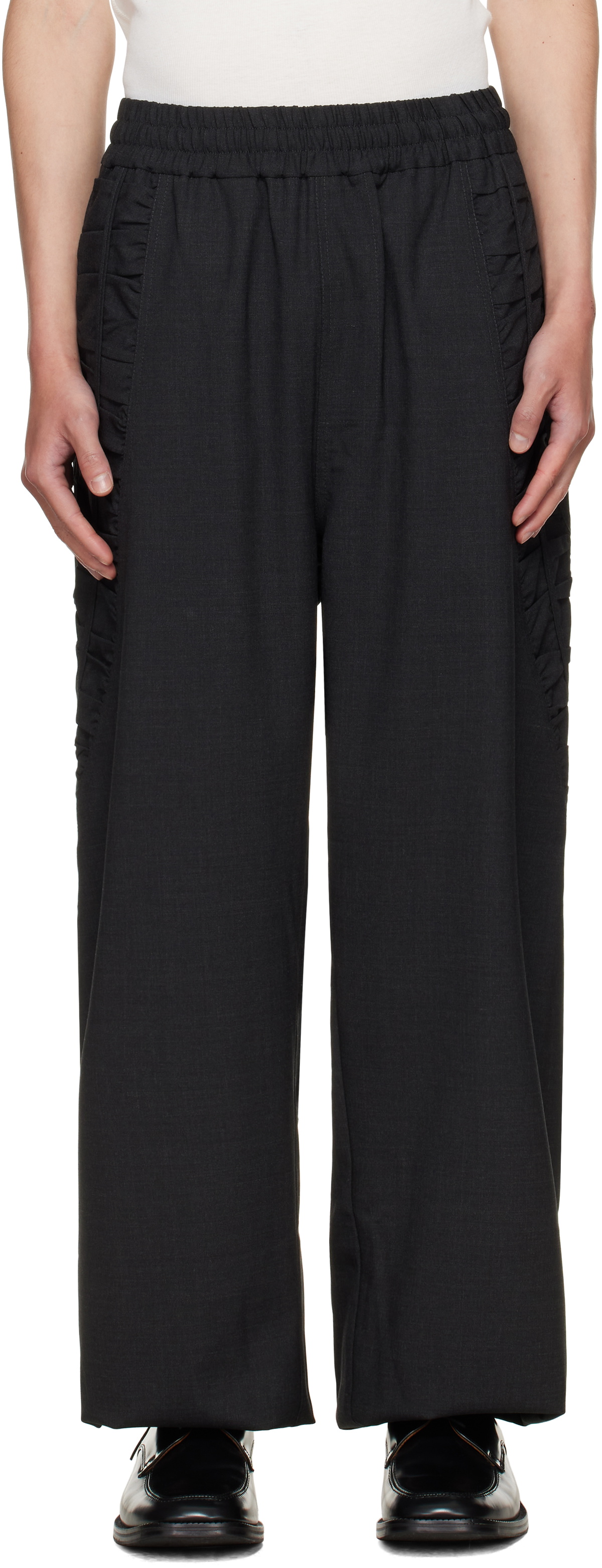 SAGE NATION Black Zushi Trousers SAGE NATION
