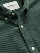 Carhartt WIP - Madison Button-Down Collar Cotton-Corduroy Shirt - Green