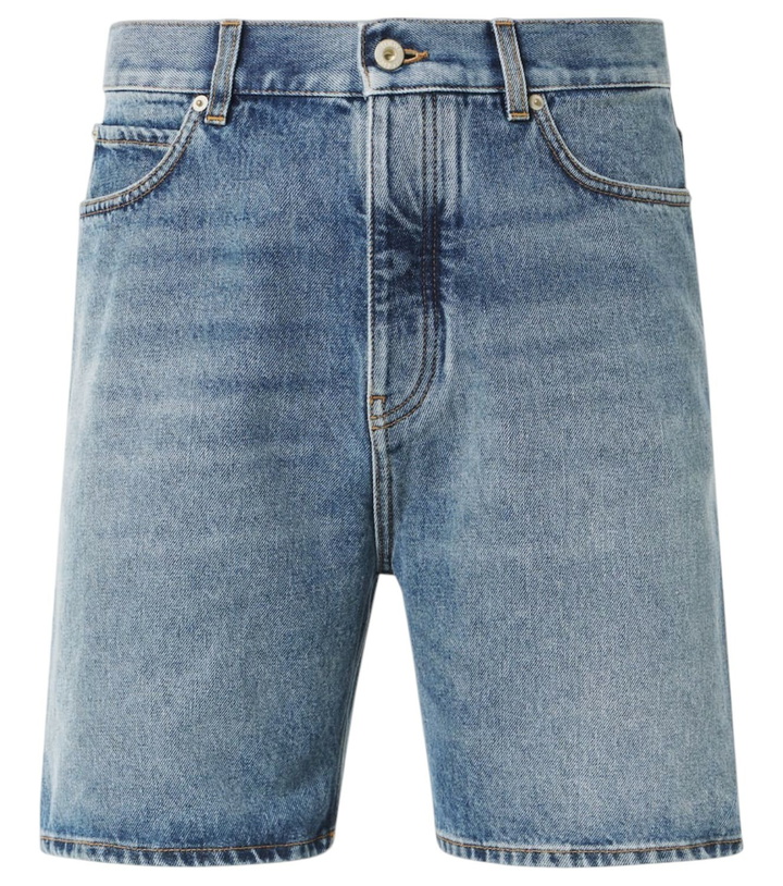 Photo: Loewe Faded denim shorts