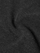 Maison Margiela - Pendleton Patchwork Satin-Trimmed Wool Cardigan - Gray