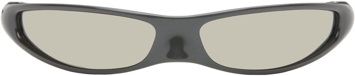 Photo: Balenciaga Gray Mirrored Sunglasses