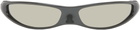 Balenciaga Gray Mirrored Sunglasses