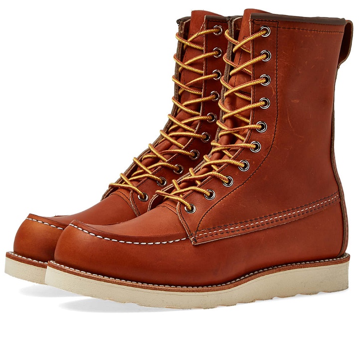 Photo: Red Wing 877 Heritage Work 8" Moc Toe Boot Oro Legacy
