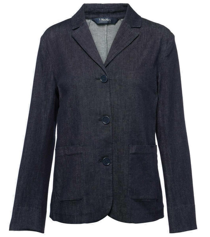 Photo: 'S Max Mara Robin denim blazer