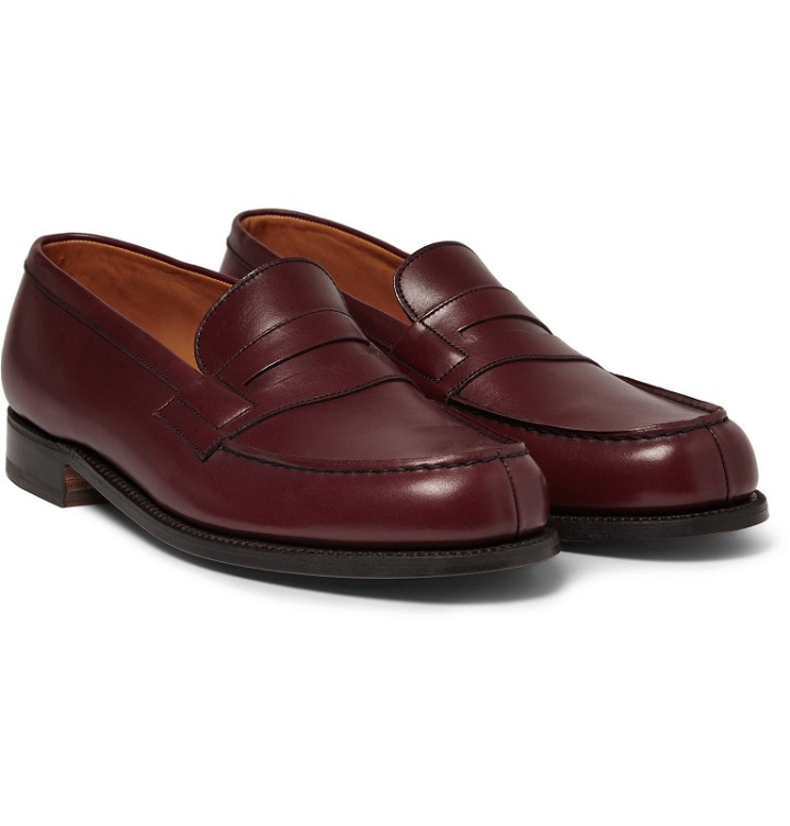Photo: J.M. Weston - 180 The Moccasin Leather Loafers - Burgundy
