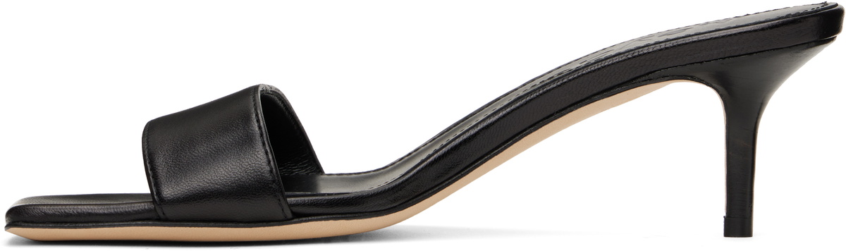 Aeyde Black Ilvy Leather Mules
