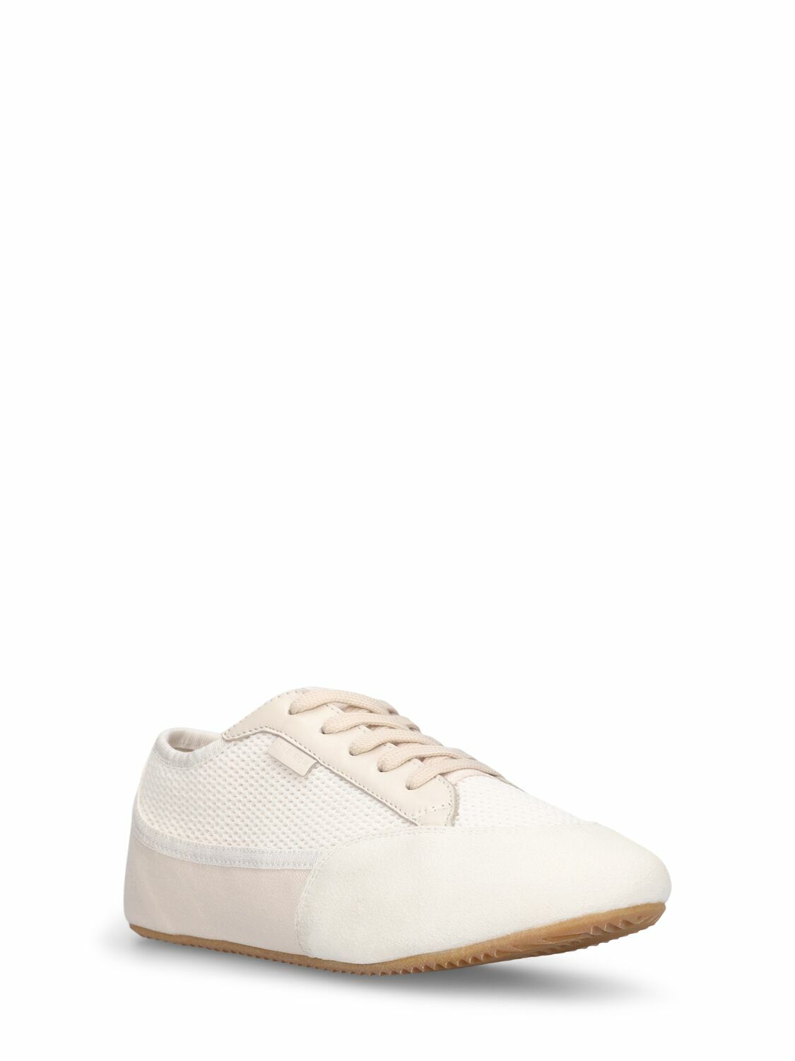 THE ROW Bonnie Canvas & Suede Sneakers The Row