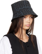 Engineered Garments Black Jacquard Bucket Hat