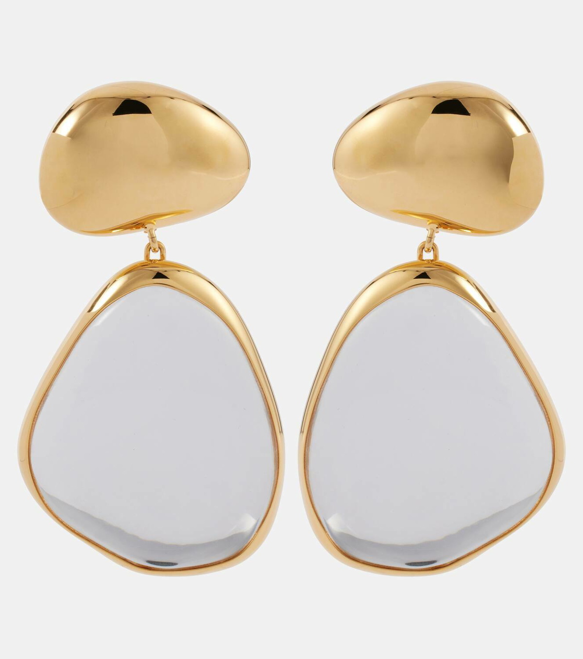 ピアス Alaia Drop Shaped Drop Earrings Alaia Drop Earrings | 18k Gold Plated & Stainless Steel – JL