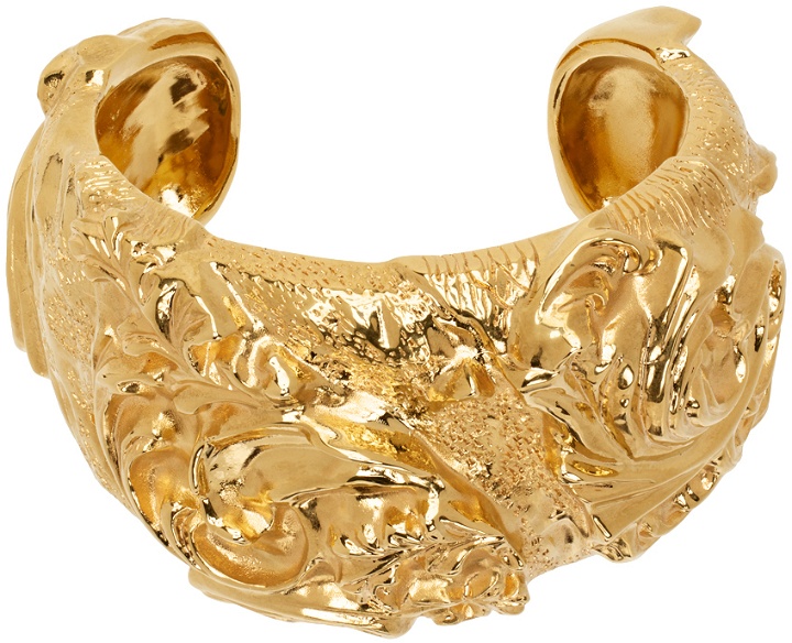 Photo: Bally Gold Sculptural Bracelet