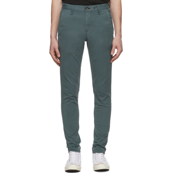 Photo: rag and bone Green Fit 1 Chino Trousers