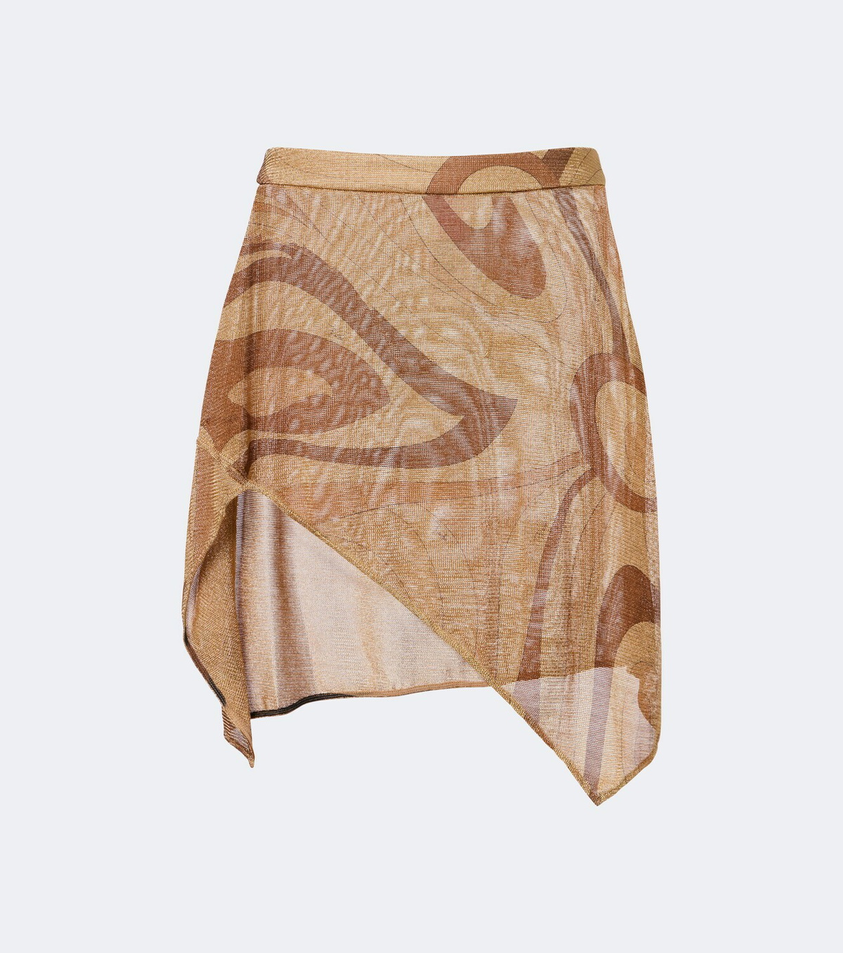 Pucci Marmo Lurex® voile miniskirt