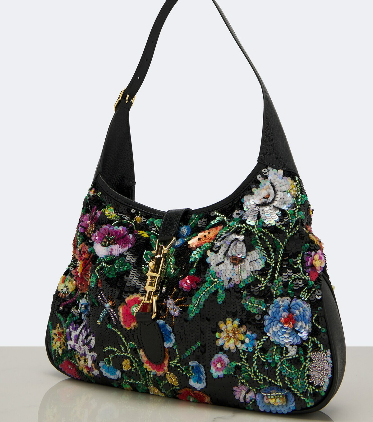 Gucci Gucci Jackie 1961 Medium sequined shoulder bag