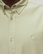 Carhartt Wip L/S Bolton Shirt Beige - Mens - Longsleeves
