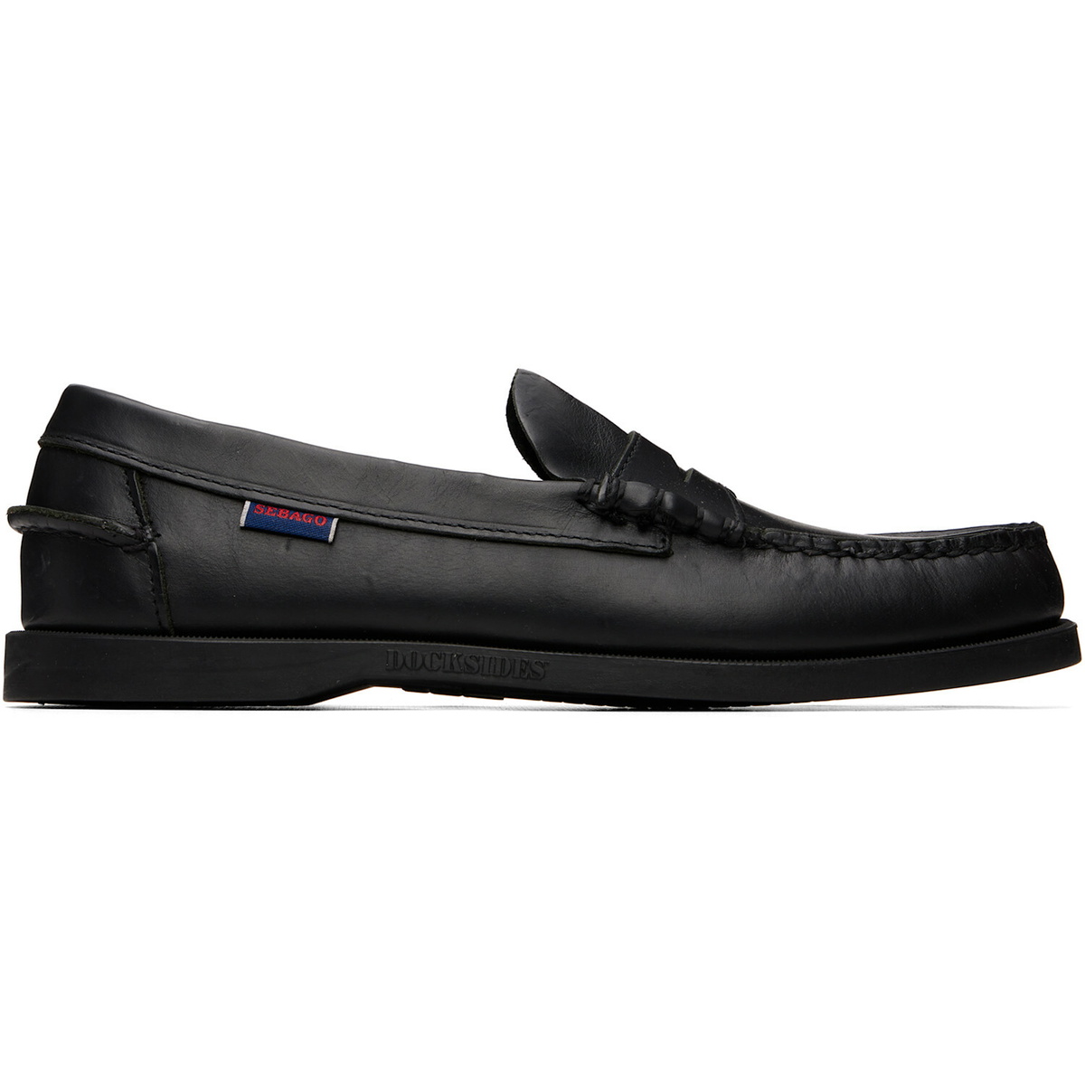 Sebago Black Dolphin Waxed Loafers