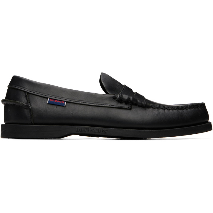 Photo: Sebago Black Dolphin Waxed Loafers