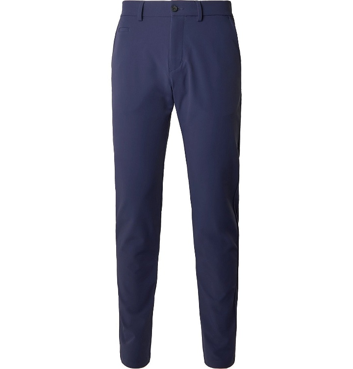 Photo: Kjus Golf - Ike Slim-Fit Tapered Stretch-Shell Golf Trousers - Blue