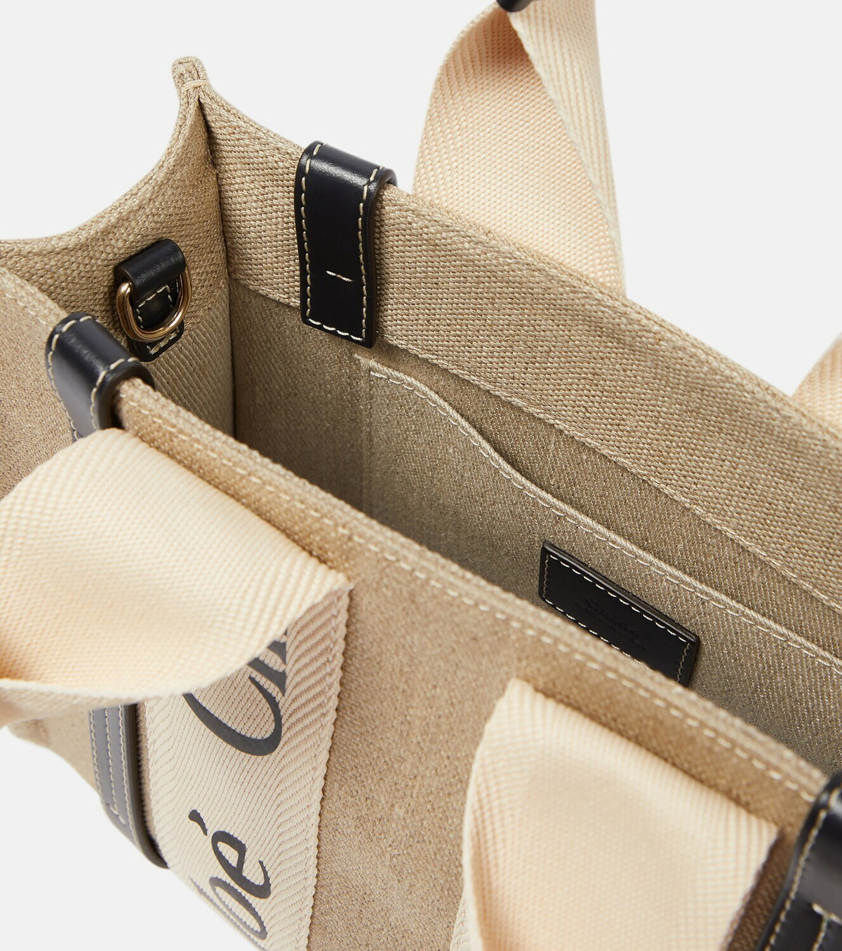 Chloe Woody Small canvas tote Chloe