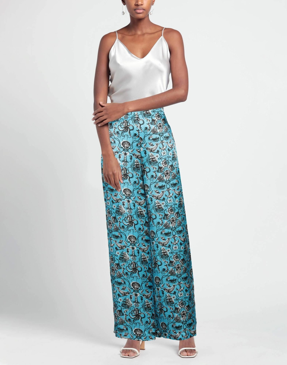 Jucca Womens Pants Azure