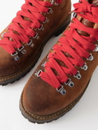 Visvim - Whymper Folk Distressed Leather Lace-Up Boots - Brown