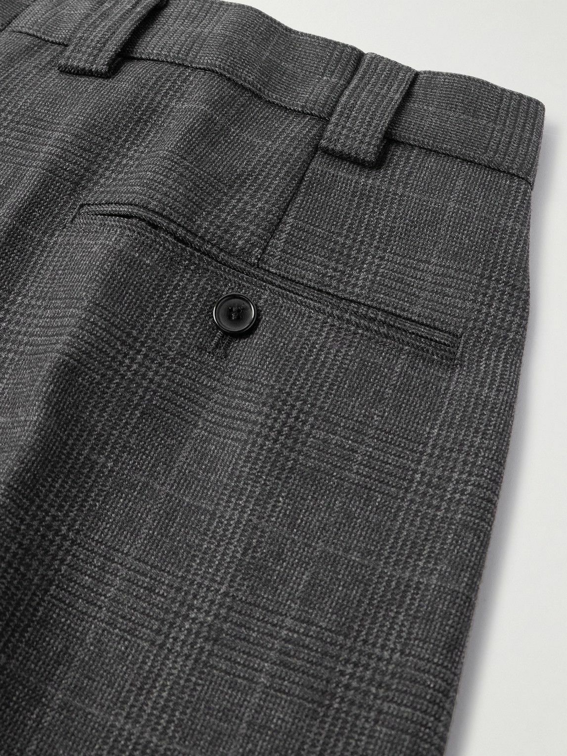 Acne Studios - Wide-Leg Prince of Wales Woven Trousers