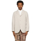 BEAMS PLUS Beige Herringbone Work Jacket