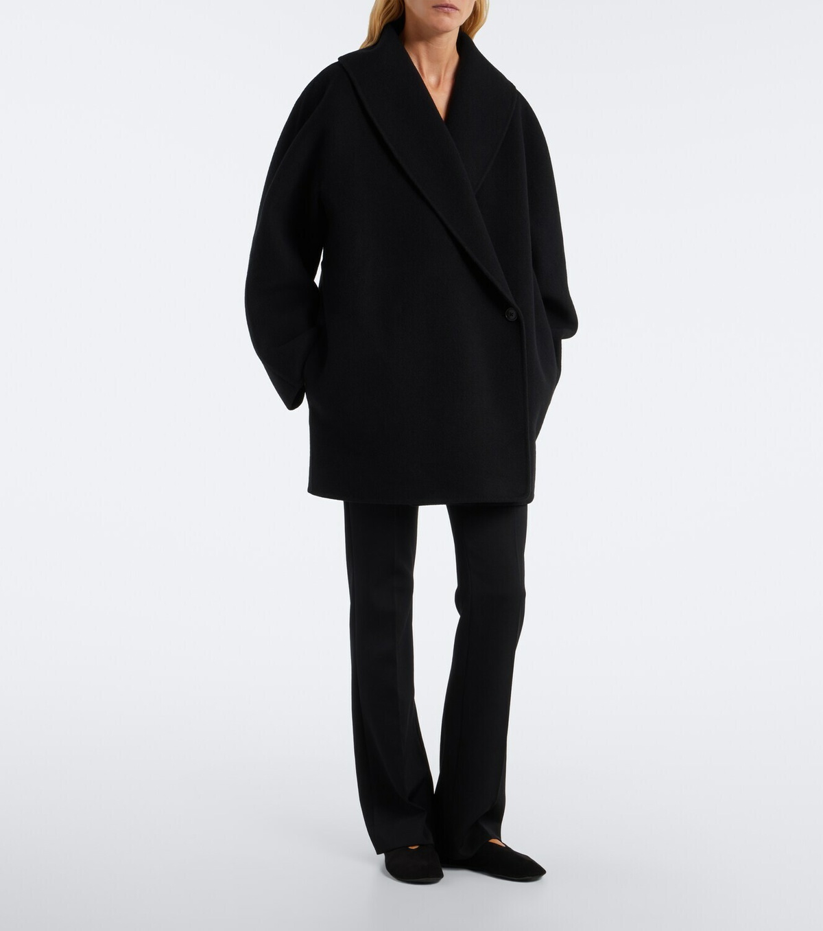 The Row Kloe wool straight pants