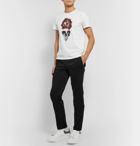 Alexander McQueen - Slim-Fit Printed Cotton-Jersey T-Shirt - White