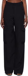 GCDS Black Ultracargo Trousers