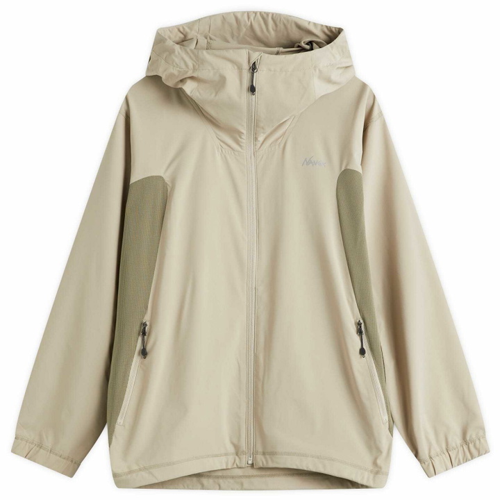 Photo: NANGA Men's Hybrid Flex Zip Jacket in Beige
