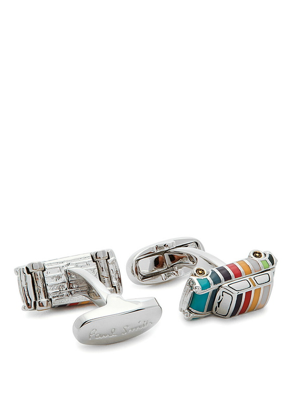 Photo: Paul Smith Mini Car Enamelled Cufflinks - Multicoloured - One Size