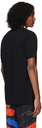 Moschino Black Jacquard Polo