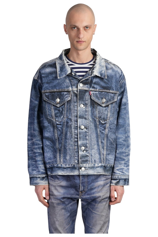 Photo: Junya Watanabe Denim Jackets In Blue Cotton