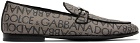 Dolce & Gabbana Taupe Ariosto Slippers