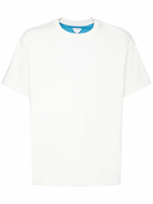 Photo: BOTTEGA VENETA - Double Layered Cotton Jersey T-shirt