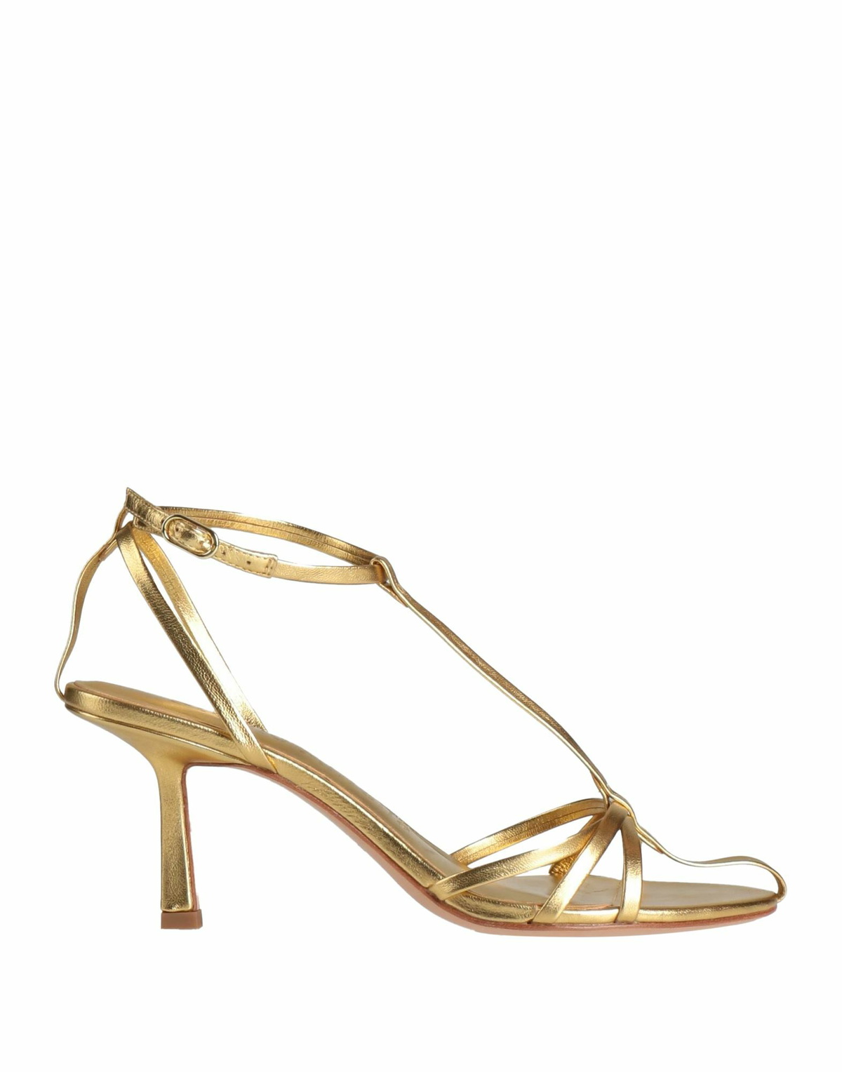 Studio Amelia Womens Sandals in Gold