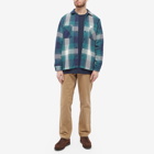 Wax London Men's Whiting Ombre Overshirt in Green