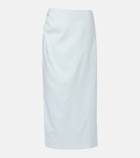 SIR Linen midi skirt