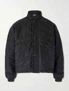 A.PRESSE - Paneled Cotton-Canvas Jacket - Black
