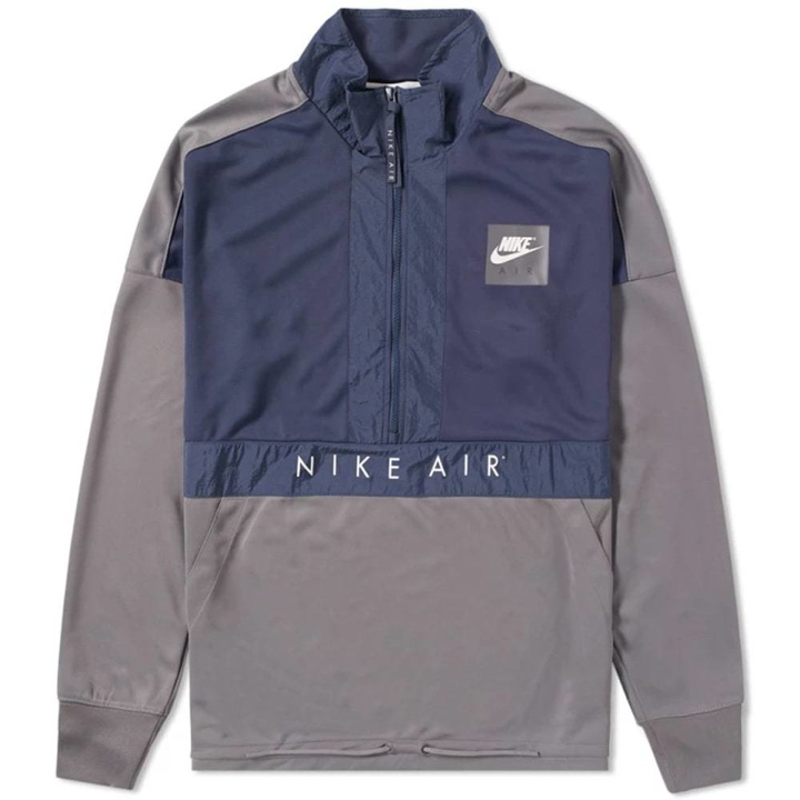 Photo: Nike Half Zip Air Jacket Grey