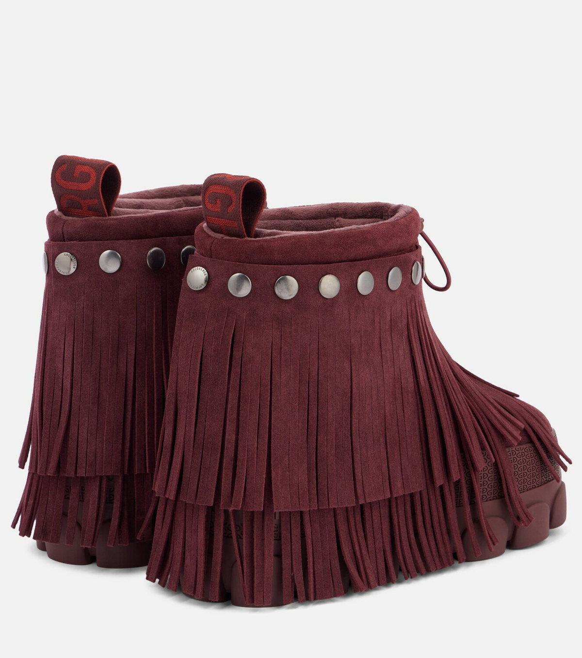 Goldbergh Vergara fringed suede snow boots