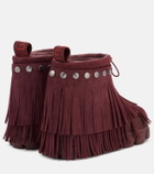 Goldbergh Vergara fringed suede snow boots
