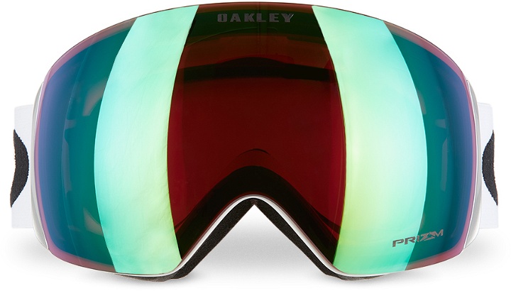 Photo: Oakley White Flight Deck L Snow Goggles