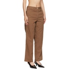 Nothing Written Brown Tabby Wide Chino Pants