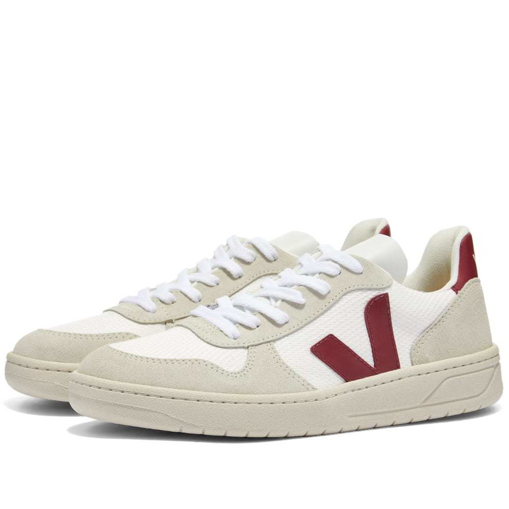 Photo: Veja Womens V-10 Basketball Mesh & Suede Sneaker