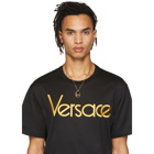 Versace Gold Varsity Dog Tag Necklace