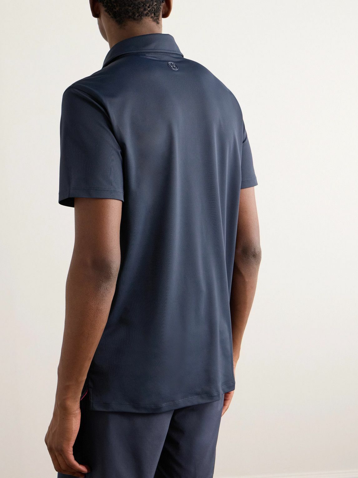 G/FORE - Rib Gusset Stretch Tech-Piqué Golf Polo Shirt - Blue G/FORE